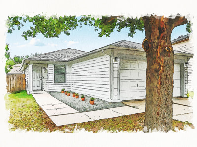 A beautiful digital watercolor illustration