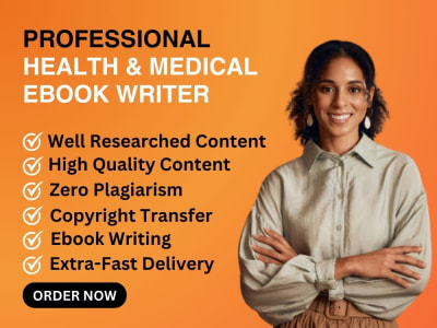 Health, fitness and medical ebook and book | Upwork