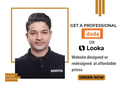 A Responsive DUDA /LOOKA website, DUDA Ecommerce, Customization, Redesign