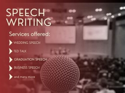 A perfect and well crafted speech for every occasion