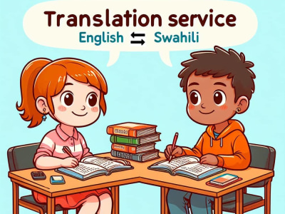 A 100% human translation from English to Swahili and viceversa