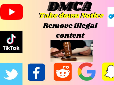 Send Dmca takedown notice to remove copyright and infringing contnt by ...