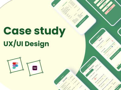 Unique and professional UX UI case study in figma or adobe