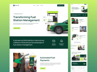 A modern responsive landing page design | Upwork