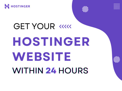 Professional and Modern Hostinger Builder Business Website within 24 Hours
