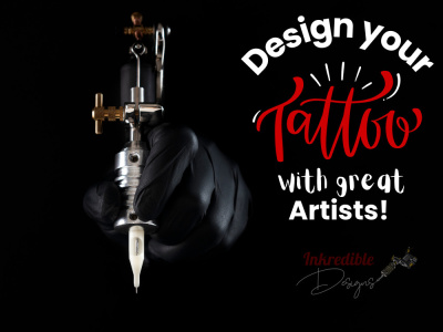 A minimalist custom tattoo design in my art style