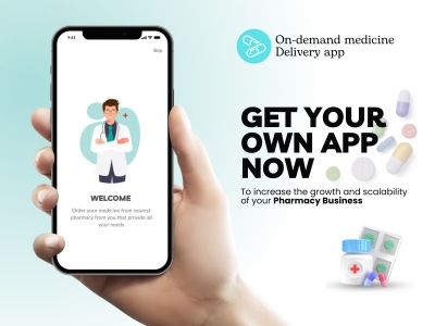 On-demand medicine Delivery app