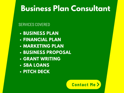 A professional business plan with financial projections