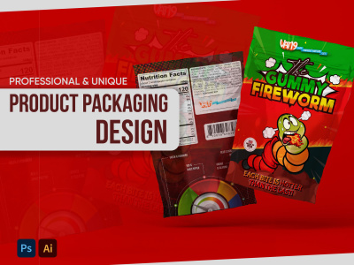 Premium product packaging and label design for your brand