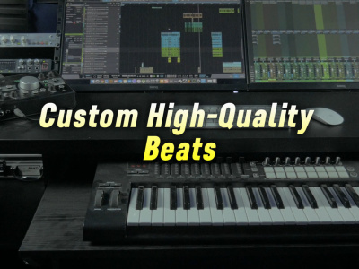 A custom rap, trap or hip-hop beat