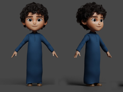 A fantastic Character model from your reference image