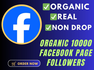 Organic Facebook page followers, likes, promotion, marketing