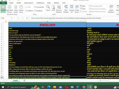 Translation from English to Nepali or Nepali to English