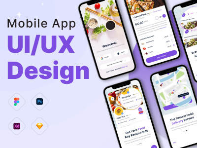 I will design amazing ui ux for mobile and web app user interface | Upwork