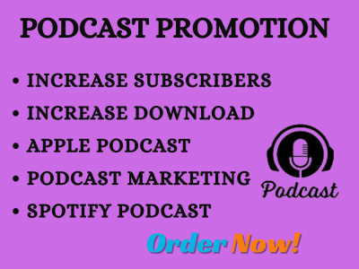 Organic podcast promotion to grow new audiences and download globally