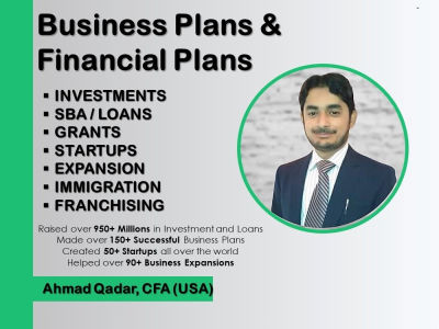 An investor/bank ready Business Plan including Financial Projections