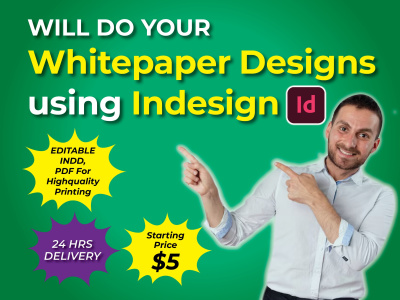 A Creative and Professional White paper design | Editorial design