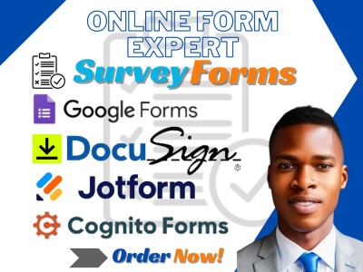 Jotform, typeform, google form, cognito form, surveys, formstack docusign