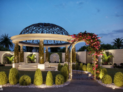 Wonderful landscape design and 3D render of your backyard and front yard