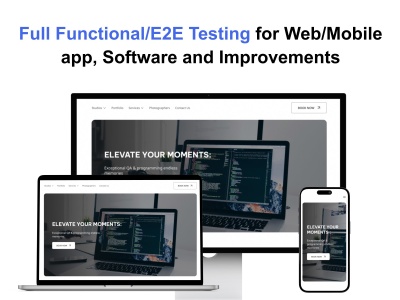 Full Functional/E2E Testing for Web/Mobile app, Software and Improvements