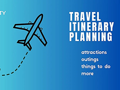 A detailed itinerary of your travel trip to anywhere around the world.
