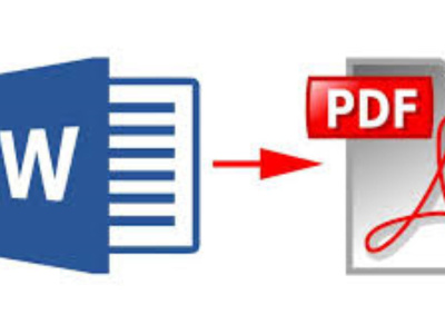 A WORD (DOCX) Converted into a PDF