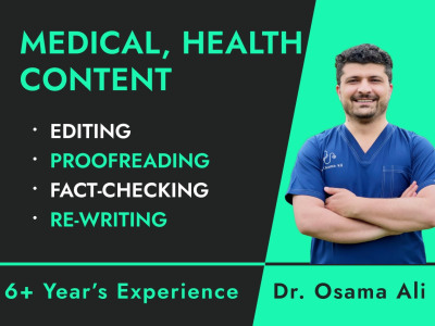 Editing, proofreading, and fact-checking your medical and health ...