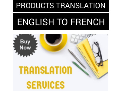 English to French product translation