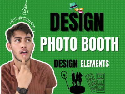 Custom design elements for your photo booth and photography services