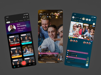 A social media app, dating video chat app, dating website, streaming app