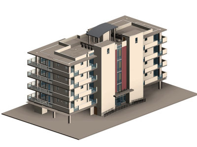 Residential Architectural Revit 2023 Model and Scan to BIM