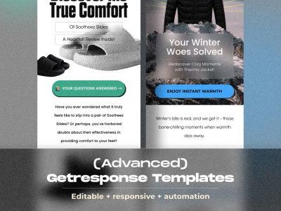 Get Response Email Newsletter Template Design & Development