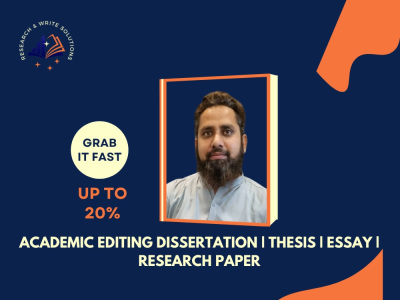 Academic Editing Dissertation | Thesis | Essay | Research Paper