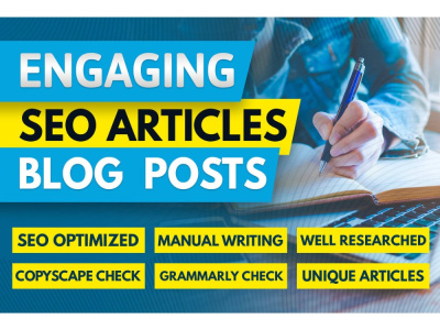 High quality SEO blog posts and articles