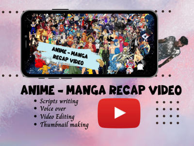 Manga/Manhwa Recap Videos (Video Editing Only)
