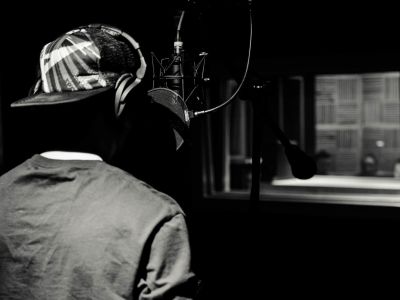 An emotional singaporean english male voiceover recording dubbing