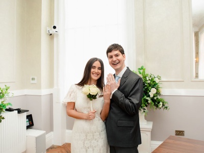 A wedding photography session in london