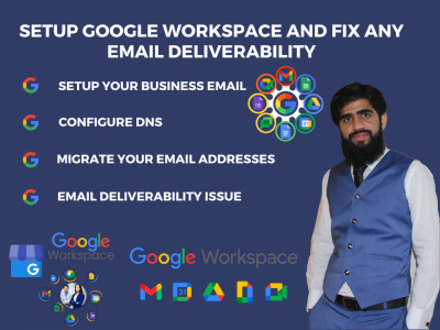 Setup google workspace and fix any email deliverability