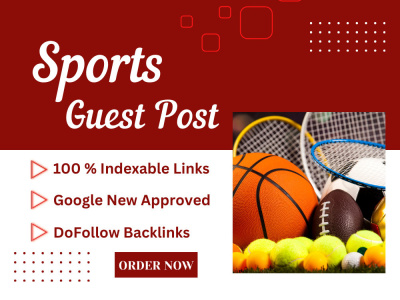 Sports and gaming guest posts with dofollow backlinks from sports blogs
