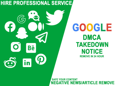 Leaked content removed from google search and other websites under DMCA