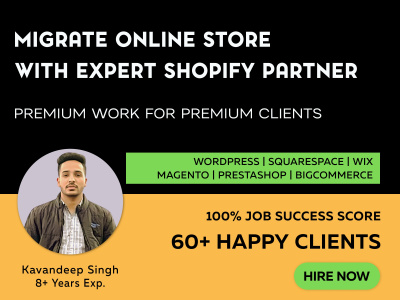 Ecommerce platform migration to Shopify, product migration, Backup, Restore