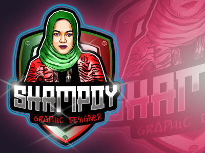Free Palestine Esport Logo Inspire Design
