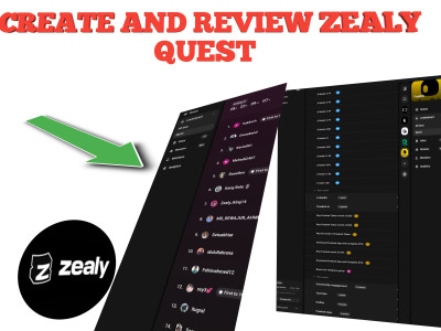 Quests on your zealy community created and reviewed