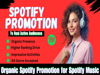 Organic Spotify Music promotion and audience growth