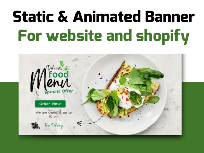 Attractive banners for your Shopify store and websites