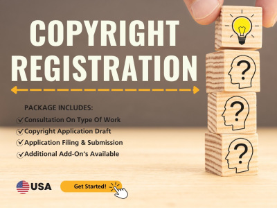 A copyright filed & registered in the United States