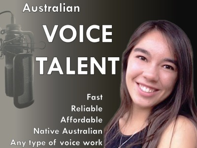 A quality English voice over or narration. Australian, female voice actor.