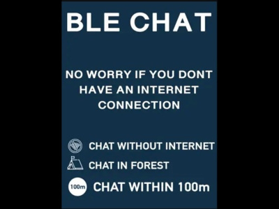 BLE Chat App without internet