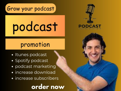Organic podcast promotion to get new listeners, subscribers and  downloads