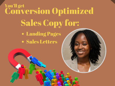 Conversion Optimized Sales Copy for Landing Pages and Sales Letters